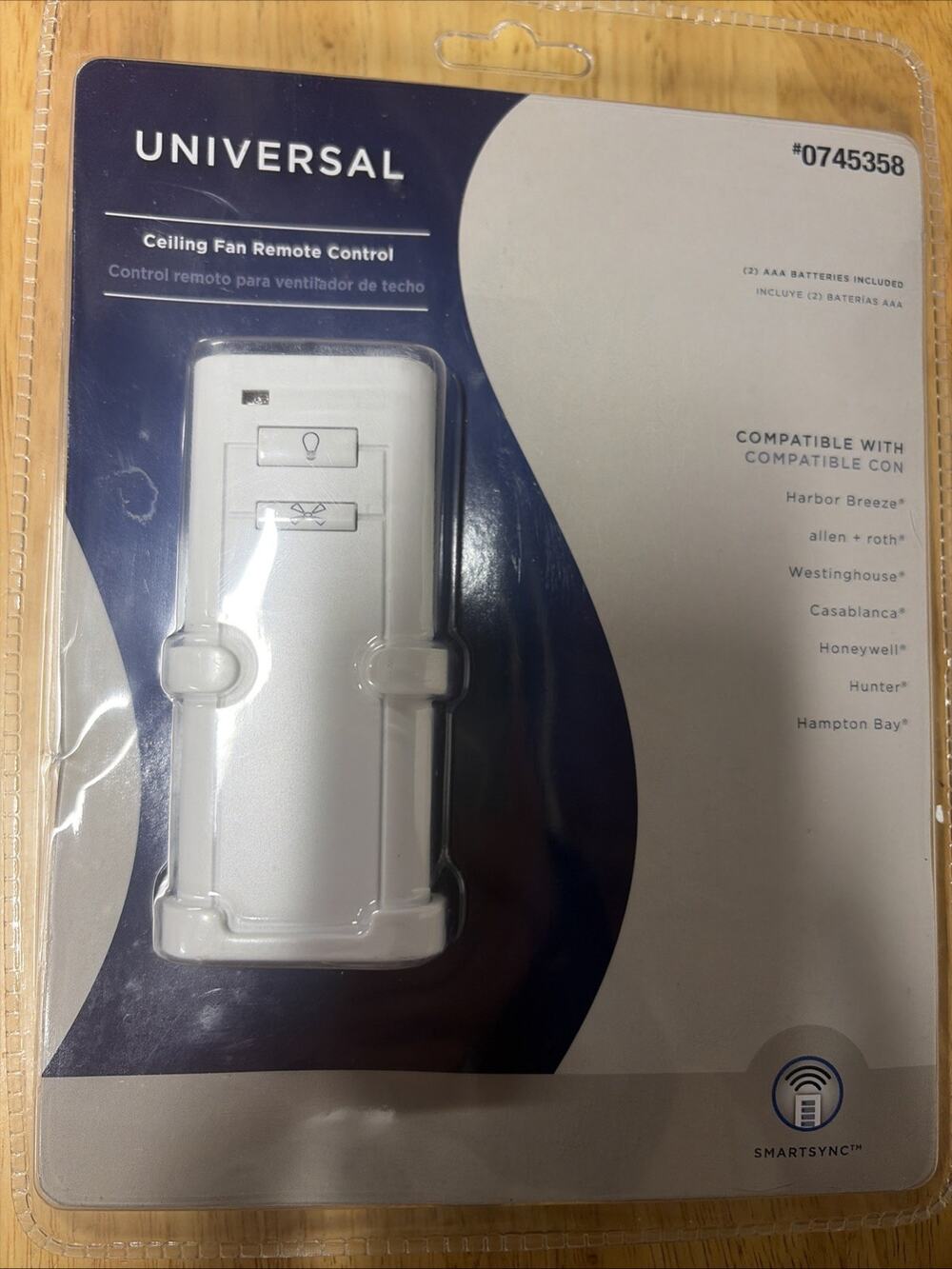 Harbor Breeze Ceiling Fan Remote Control Kit 40843 Universal SmartSync #0745358